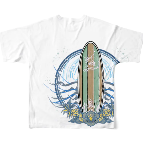 #Wave Junkie 01 フルグラフィックTシャツ