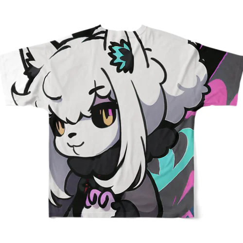 クールなアルパカくん All-Over Print T-Shirt