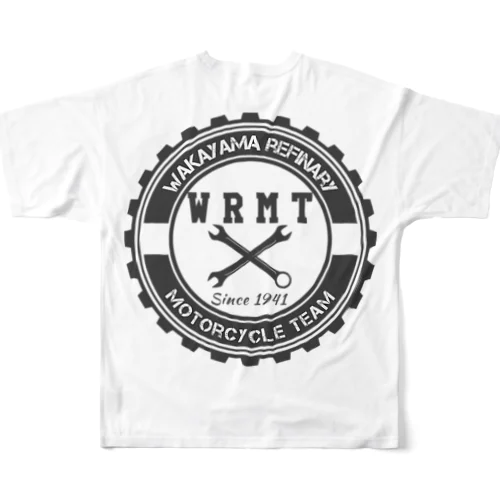 WRMT BLACK LOGO フルグラフィックTシャツ