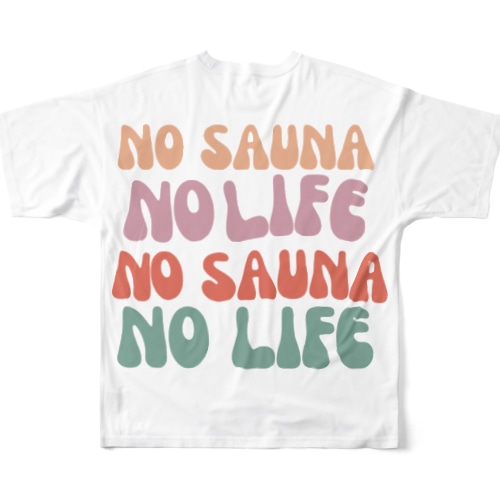 NO SAUNA NO LIFE All-Over Print T-Shirt