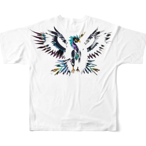 カラフルな鳥 All-Over Print T-Shirt