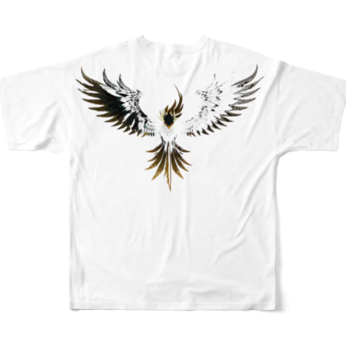 羽ばたき鳥 All-Over Print T-Shirt