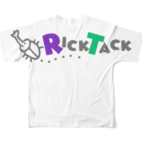 Rick Tack 【 for メンズ＆レディース 】 フルグラフィックTシャツ