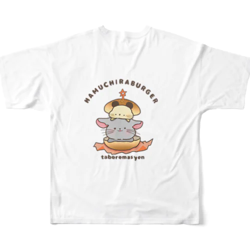 はむちらバーガー【⠀チンチラ・ハムスター】 All-Over Print T-Shirt