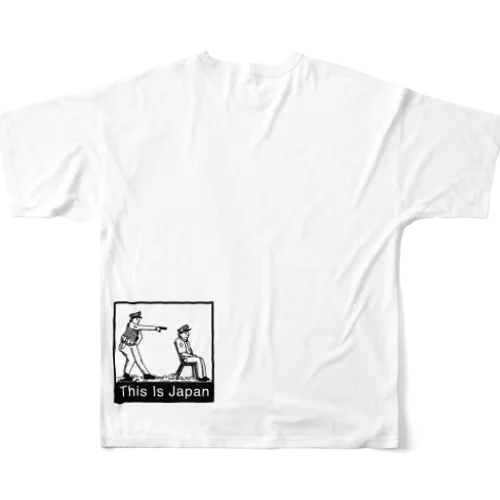 三連手と目 All-Over Print T-Shirt