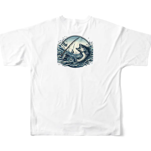 大漁の瞬間 All-Over Print T-Shirt