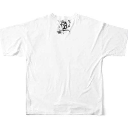 下堕突オリジナルロゴTシャツ All-Over Print T-Shirt
