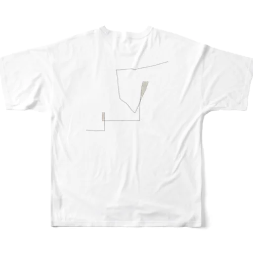 mimamoru . フルグラフィックTシャツ