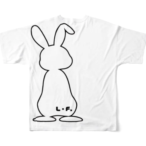 うさぴょんシリーズ フルグラフィックTシャツ