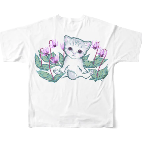 カタクリニャーちゃん(バックプリント) All-Over Print T-Shirt