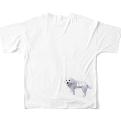 犬のくう フルグラフィックTシャツ