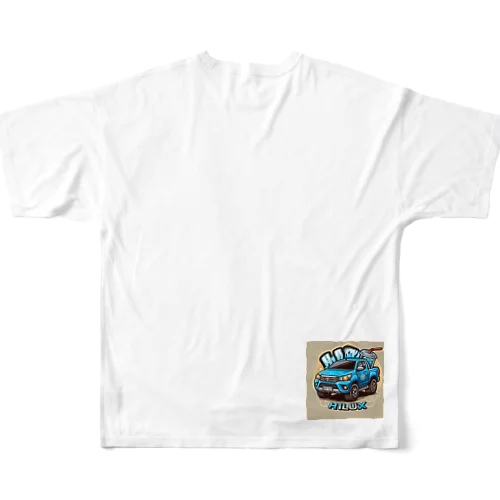 HILUXグッツ フルグラフィックTシャツ