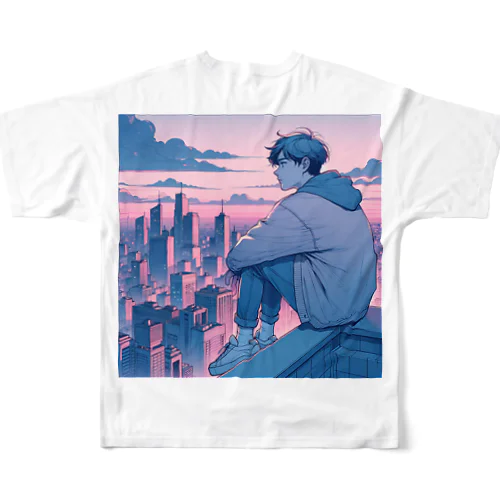 都市の狭間で All-Over Print T-Shirt
