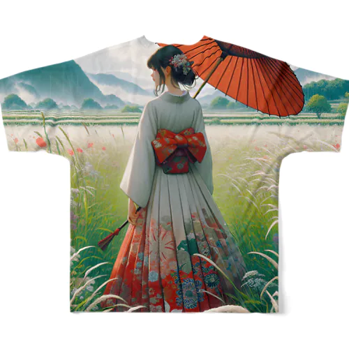 大和撫子 フルグラフィックTシャツ