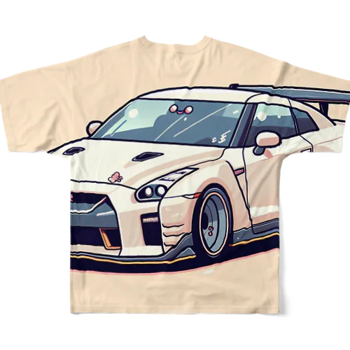 可愛いGT-R フルグラフィックTシャツ