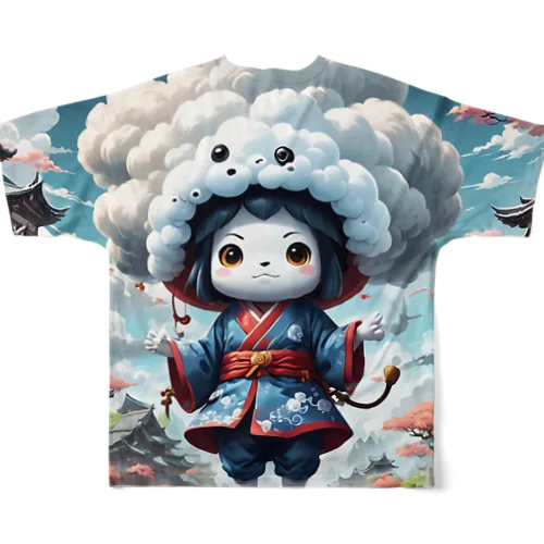 入道雲妖怪　せきらん フルグラフィックTシャツ