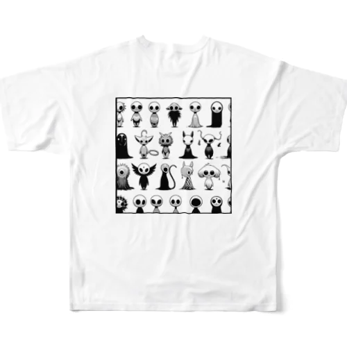 不可思議な隣人 All-Over Print T-Shirt