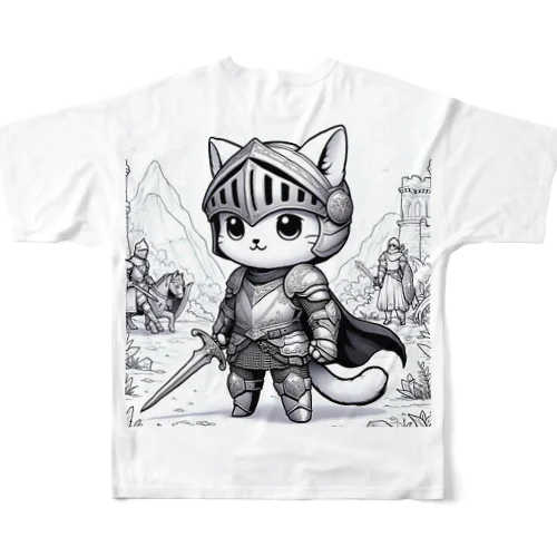 ナイト キャッツ(Knight Cats) All-Over Print T-Shirt