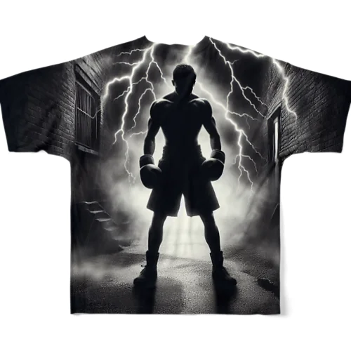 侍と格闘家 All-Over Print T-Shirt