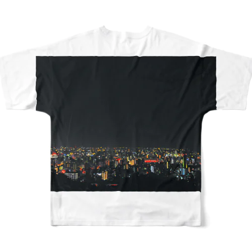 夜景 フルグラフィックTシャツ