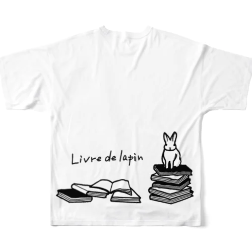 Liver de lapin フルグラフィックTシャツ