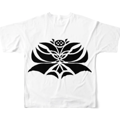 蓮 フルグラフィックTシャツ