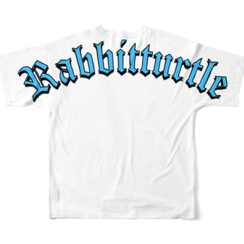 Rabbitturtle フルグラフィックTシャツ