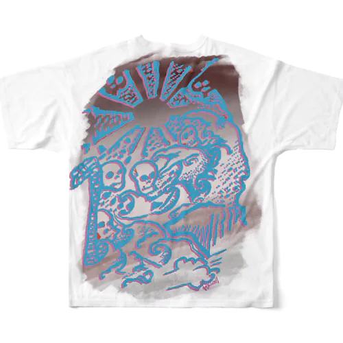 愚か者は死を恐れる All-Over Print T-Shirt