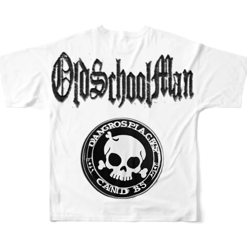 old school skull-01 All-Over Print T-Shirt