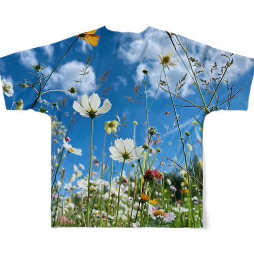 色々な草花 All-Over Print T-Shirt