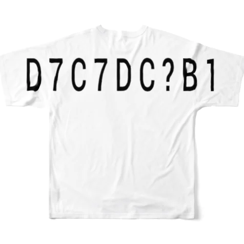 D7C7DC?B1 12 フルグラフィックTシャツ