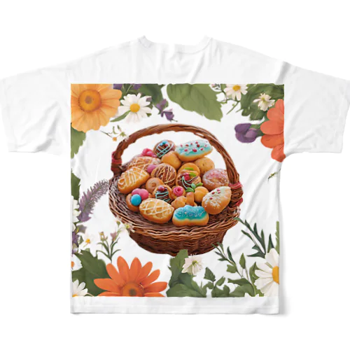 🥐ブーランジェリー🍞女の子🌺 All-Over Print T-Shirt