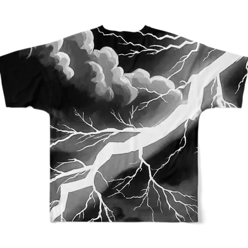 雷の轟 All-Over Print T-Shirt