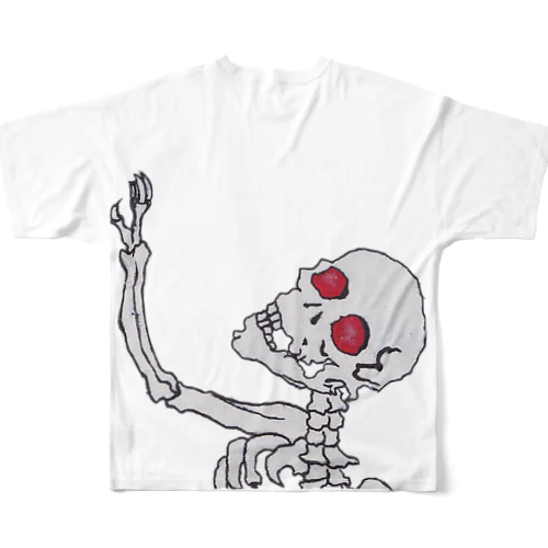 がしゃどくろ（両面） All-Over Print T-Shirt