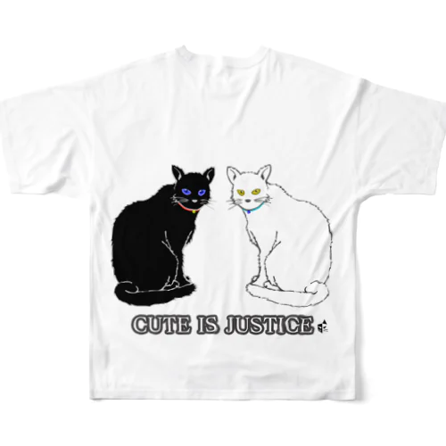 可愛いは正義な猫たち All-Over Print T-Shirt