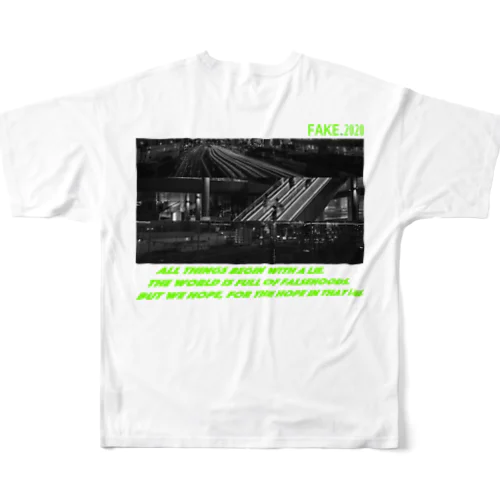 Fake.2020 Big T-shirts Type-04 フルグラフィックTシャツ