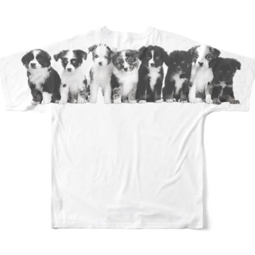 8* puppies フルグラフィックTシャツ