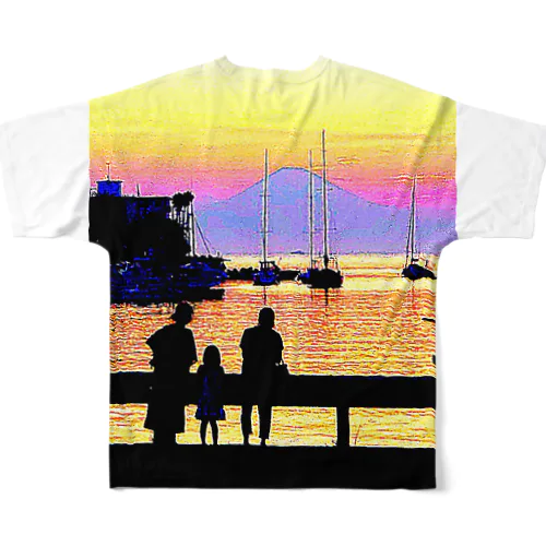 眺める Mt.FUJI All-Over Print T-Shirt