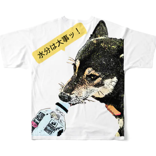 水分は大事ッ！ フルグラフィックTシャツ