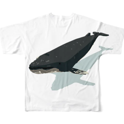 ザトウクジラ【AFS】 フルグラフィックTシャツ