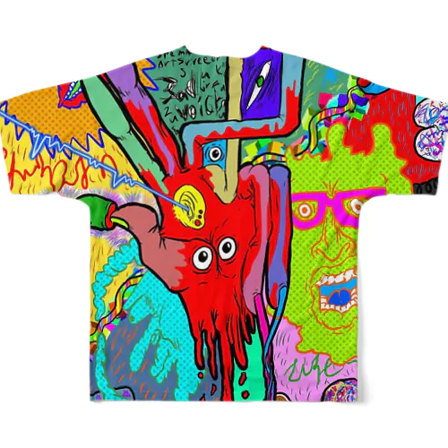 1点物！オテテ All-Over Print T-Shirt