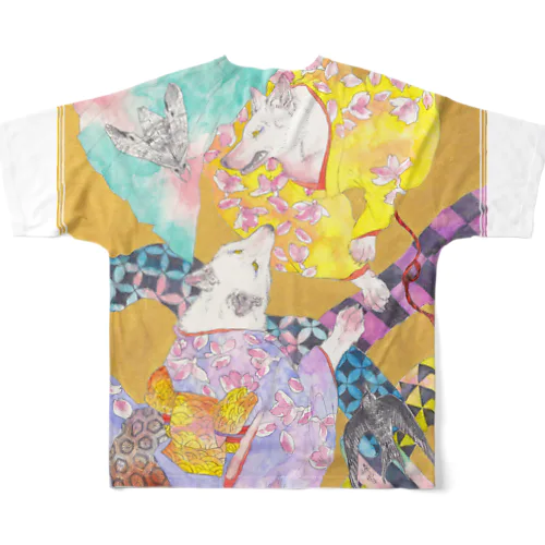 春を寿ぐ All-Over Print T-Shirt