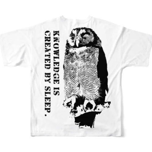 Sleeping owl All-Over Print T-Shirt