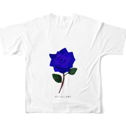 Blue Rose “BRILLIANT” フルグラフィックTシャツ