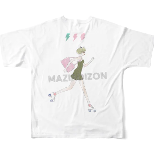 MAZI POISON T No.2 フルグラフィックTシャツ