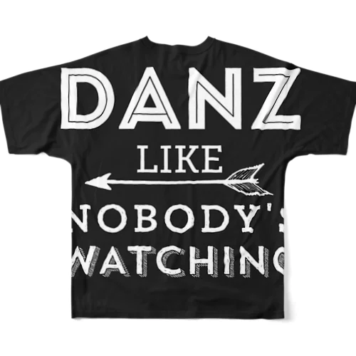 期間限定販売🖤DANZ like nobody’s watching×MOF All-Over Print T-Shirt