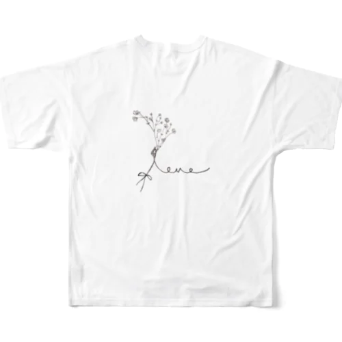 かすみ草 logo All-Over Print T-Shirt