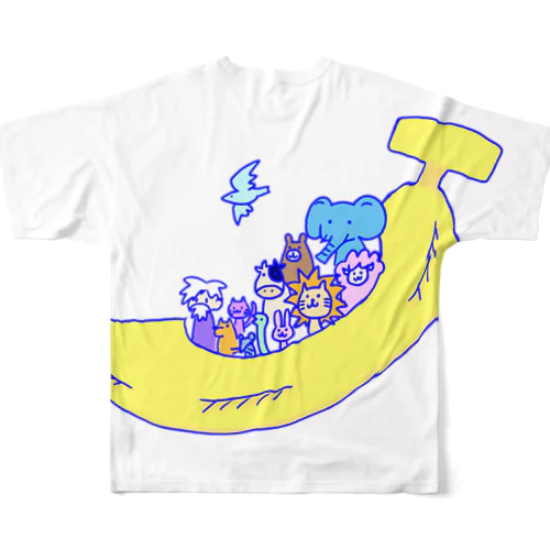ノアのバナナ All-Over Print T-Shirt