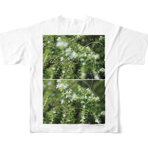 rosemary フルグラフィックTシャツ