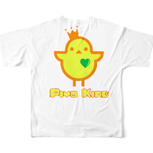 Piyo King フルグラフィックTシャツ